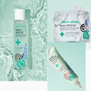 PEACH SLICES SNAIL RESCUE SKINCARE SET - BRAND NEW!
